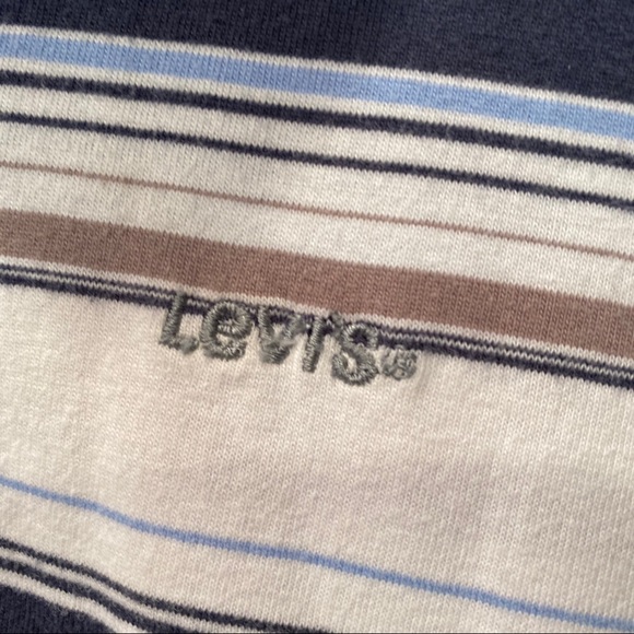 Levi’s Polo Collared Striped Shirt - Picture 6 of 8